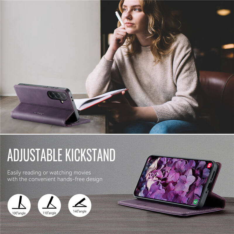 CaseMe Samsung Galaxy A36 5G Wallet Case – Magnetic & RFID Blocking - Image 6