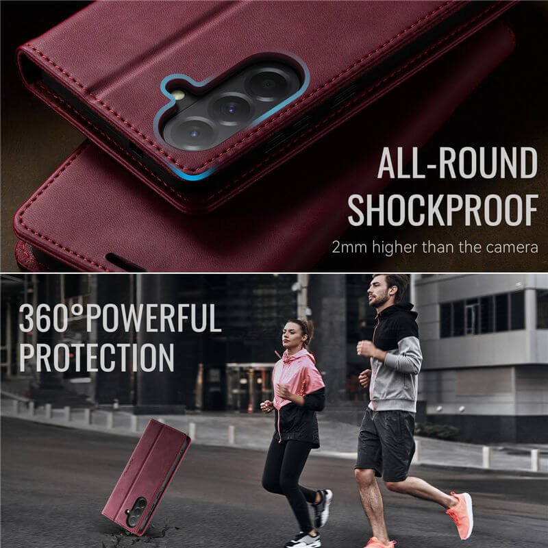 CaseMe Samsung Galaxy A36 5G Wallet Case – Magnetic & RFID Blocking - Image 7