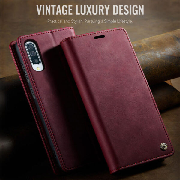 Alternative view of CaseMe Samsung Galaxy A50 Wallet Case – Magnetic & RFID Blocking