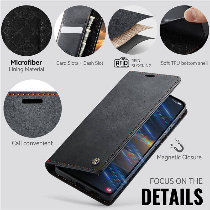 CaseMe Samsung Galaxy A53 5G Wallet Case – Magnetic & RFID Blocking - Image 4