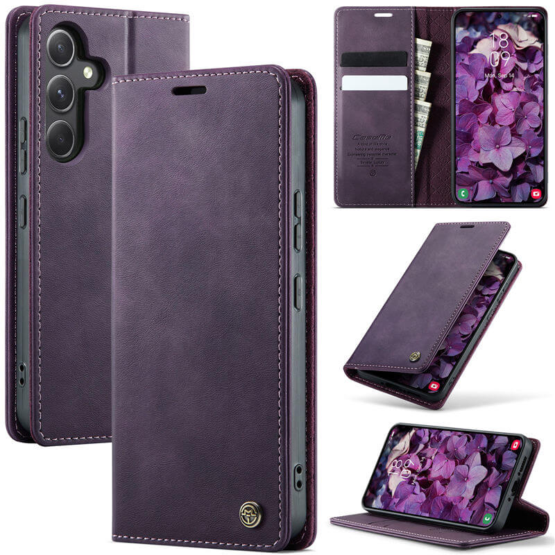 CaseMe Samsung Galaxy A54 Wallet Case – Magnetic & RFID Blocking