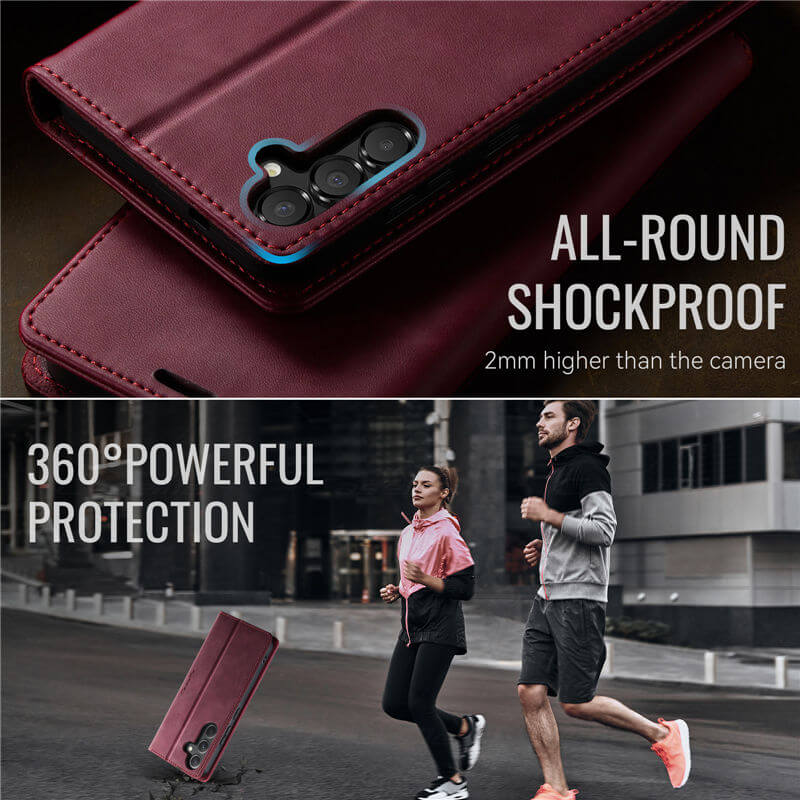 CaseMe Samsung Galaxy A54 Wallet Case – Magnetic & RFID Blocking - Image 7