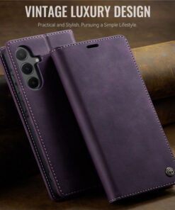 Alternative view of CaseMe Samsung Galaxy A55 Wallet Case – Magnetic & RFID Blocking
