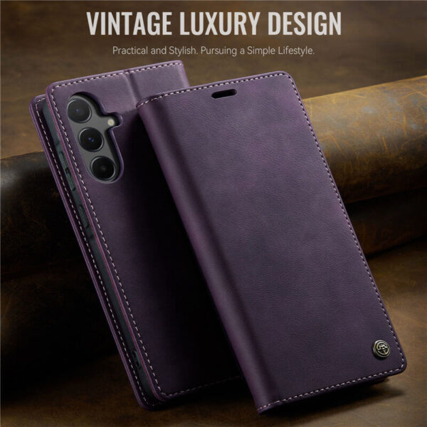 Alternative view of CaseMe Samsung Galaxy A55 Wallet Case – Magnetic & RFID Blocking