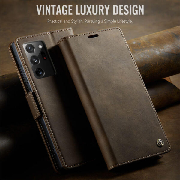Alternative view of CaseMe Samsung Galaxy Note 20 Ultra Wallet Case – Magnetic & RFID Blocking