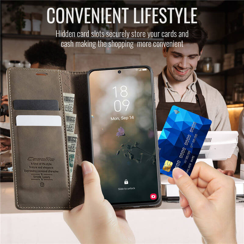 CaseMe Samsung Galaxy S20 FE Wallet Case – Magnetic & RFID Blocking - Image 5