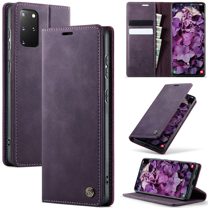 CaseMe Samsung Galaxy S20 Plus Wallet Case – Magnetic & RFID Blocking
