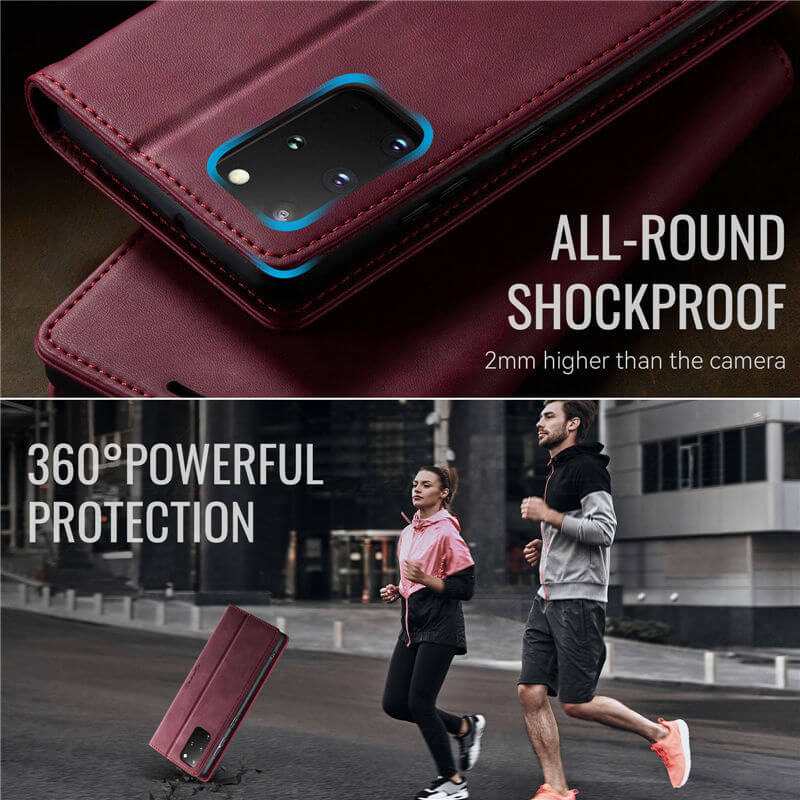 CaseMe Samsung Galaxy S20 Plus Wallet Case – Magnetic & RFID Blocking - Image 7