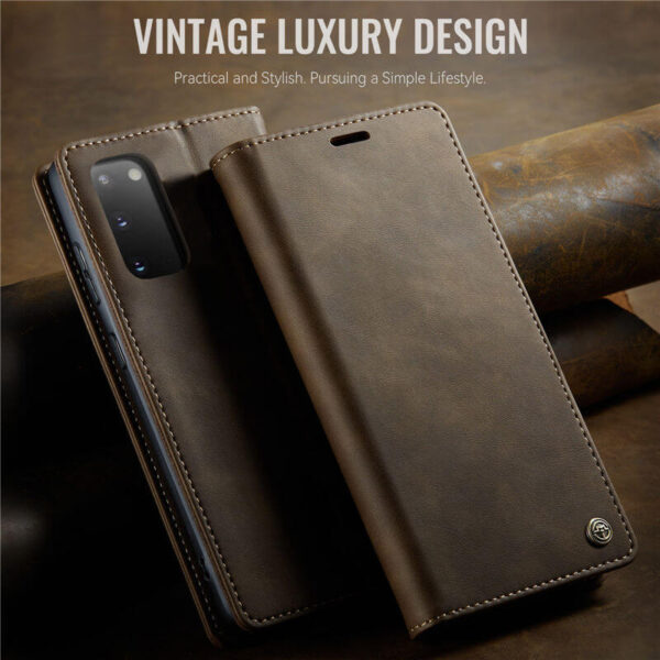 Alternative view of CaseMe Samsung Galaxy S20 Wallet Case – Magnetic & RFID Blocking