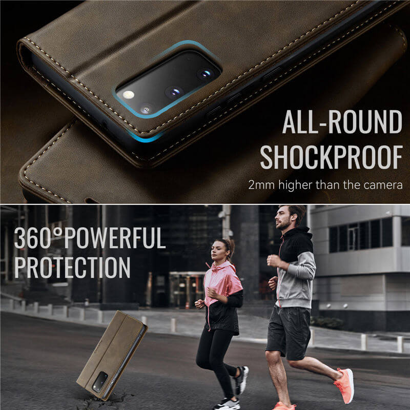 CaseMe Samsung Galaxy S20 Wallet Case – Magnetic & RFID Blocking - Image 7