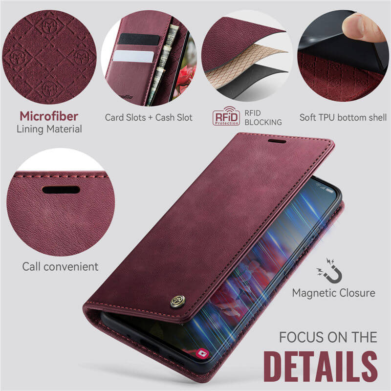 CaseMe Samsung Galaxy S20 Wallet Case – Magnetic & RFID Blocking - Image 4