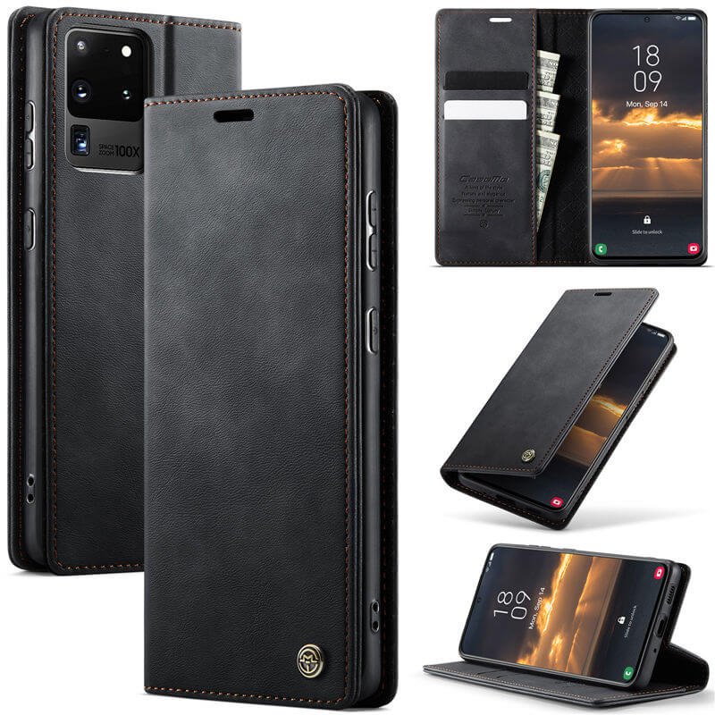 CaseMe Samsung Galaxy S20 Ultra Wallet Case – Magnetic & RFID Blocking