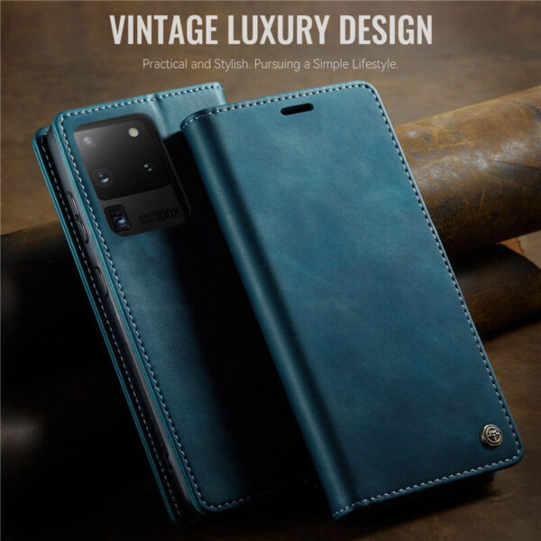 Alternative view of CaseMe Samsung Galaxy S20 Ultra Wallet Case – Magnetic & RFID Blocking