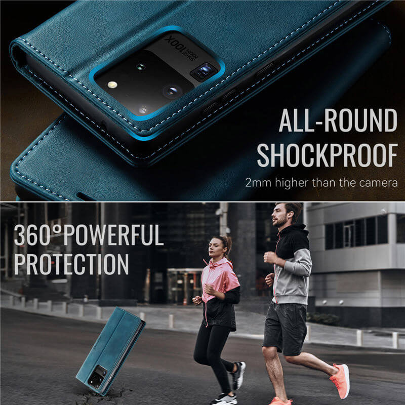 CaseMe Samsung Galaxy S20 Ultra Wallet Case – Magnetic & RFID Blocking - Image 7