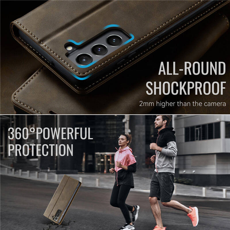 CaseMe Samsung Galaxy S21 FE Wallet Case – Magnetic & RFID Blocking - Image 7