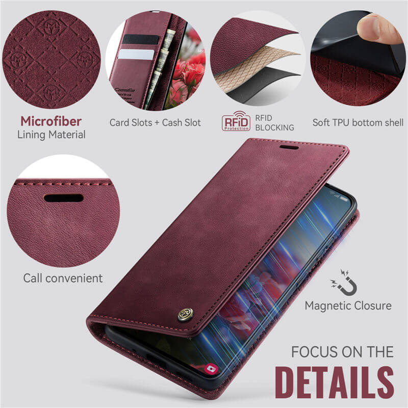 CaseMe Samsung Galaxy S21 FE Wallet Case – Magnetic & RFID Blocking - Image 4