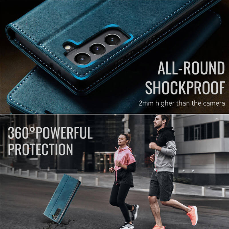CaseMe Samsung Galaxy S21 Wallet Case – Magnetic & RFID Blocking - Image 7