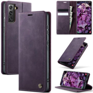CaseMe Samsung Galaxy S21 Plus Wallet Case – Magnetic & RFID Blocking