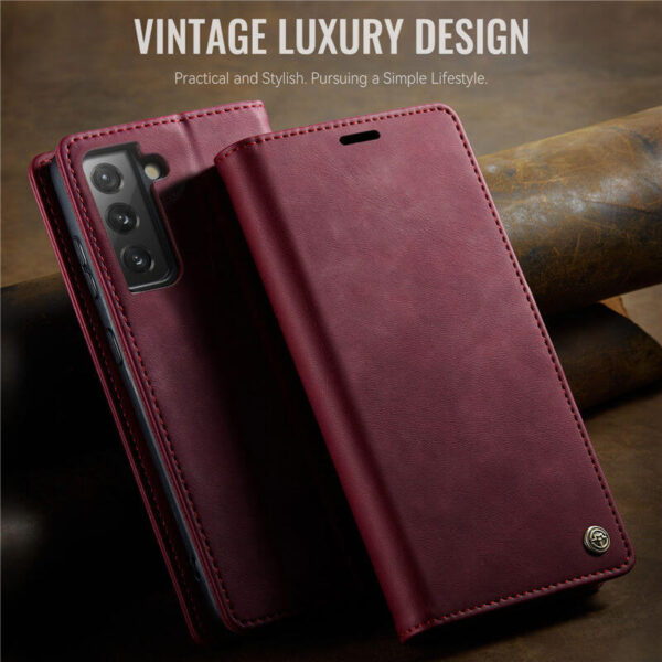 Alternative view of CaseMe Samsung Galaxy S21 Plus Wallet Case – Magnetic & RFID Blocking