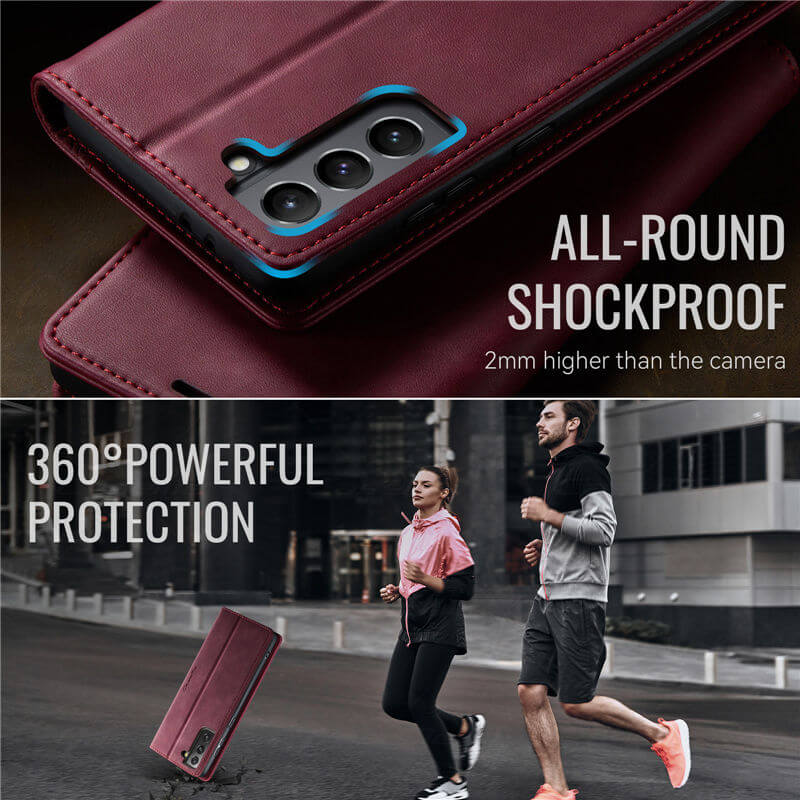 CaseMe Samsung Galaxy S21 Plus Wallet Case – Magnetic & RFID Blocking - Image 7