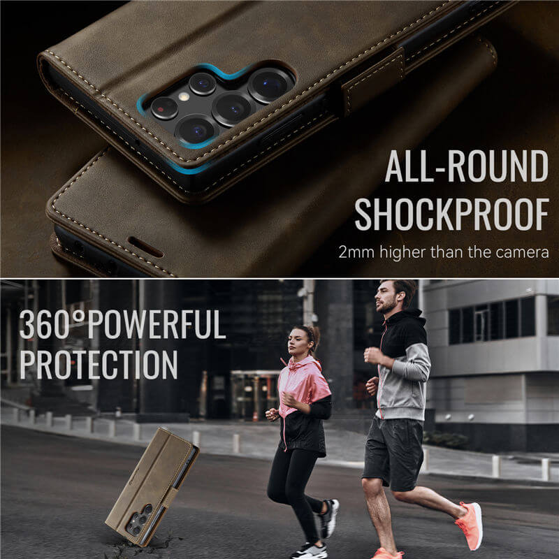 CaseMe Samsung Galaxy S22 Ultra Wallet Case – Magnetic & RFID Blocking - Image 7