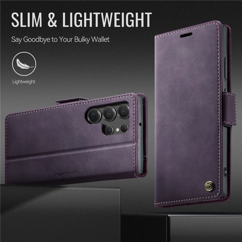 CaseMe Samsung Galaxy S22 Ultra Wallet Case – Magnetic & RFID Blocking - Image 8