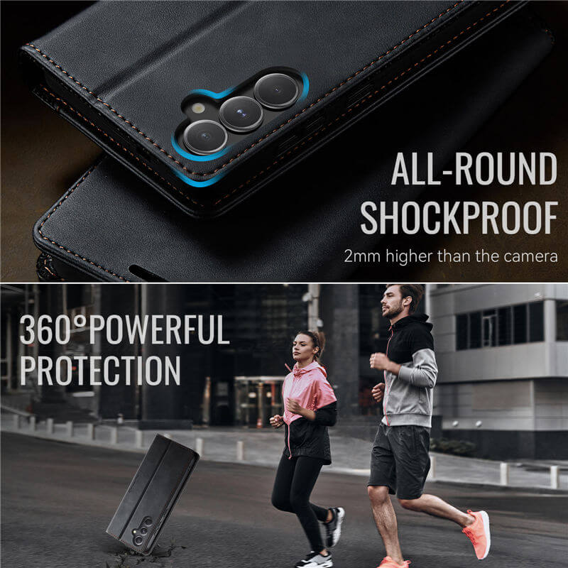 CaseMe Samsung Galaxy S23 FE Wallet Case – Magnetic & RFID Blocking - Image 7