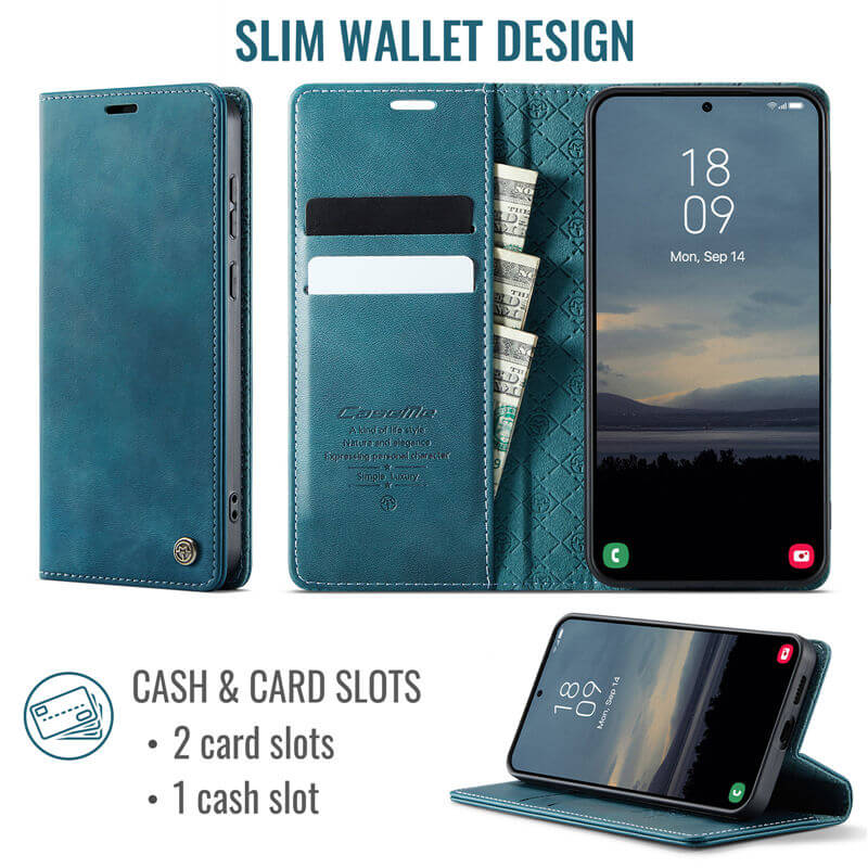 CaseMe Samsung Galaxy S23 FE Wallet Case – Magnetic & RFID Blocking - Image 3