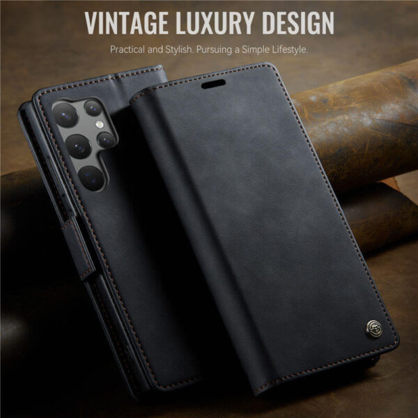 Alternative view of CaseMe Samsung Galaxy S23 Ultra Wallet Case – Magnetic & RFID Blocking