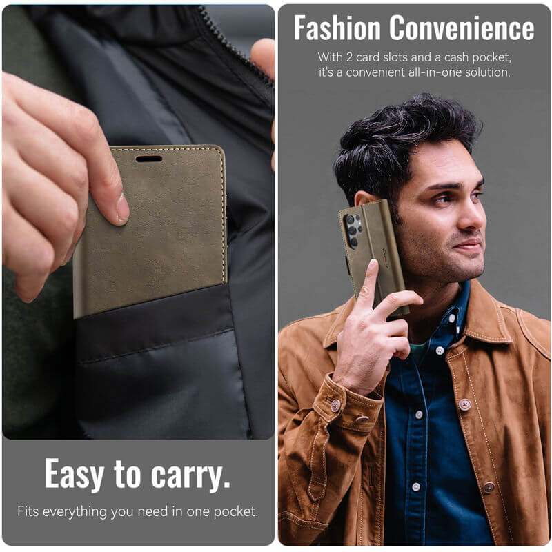 CaseMe Samsung Galaxy S23 Ultra Wallet Case – Magnetic & RFID Blocking - Image 9