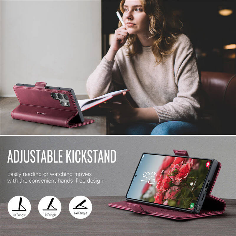 CaseMe Samsung Galaxy S23 Ultra Wallet Case – Magnetic & RFID Blocking - Image 6