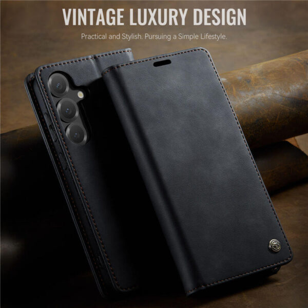 Alternative view of CaseMe Samsung Galaxy S25 Plus Wallet Case – Magnetic & RFID Blocking