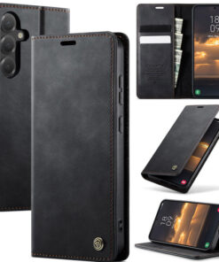 CaseMe Samsung Galaxy S24 Wallet Case – Magnetic & RFID Blocking