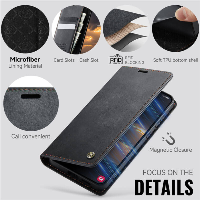 CaseMe Samsung Galaxy S24 Plus Wallet Case – Magnetic & RFID Blocking - Image 4