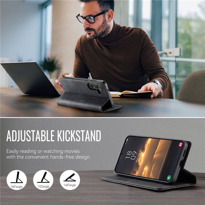 CaseMe Samsung Galaxy S24 Wallet Case – Magnetic & RFID Blocking - Image 6