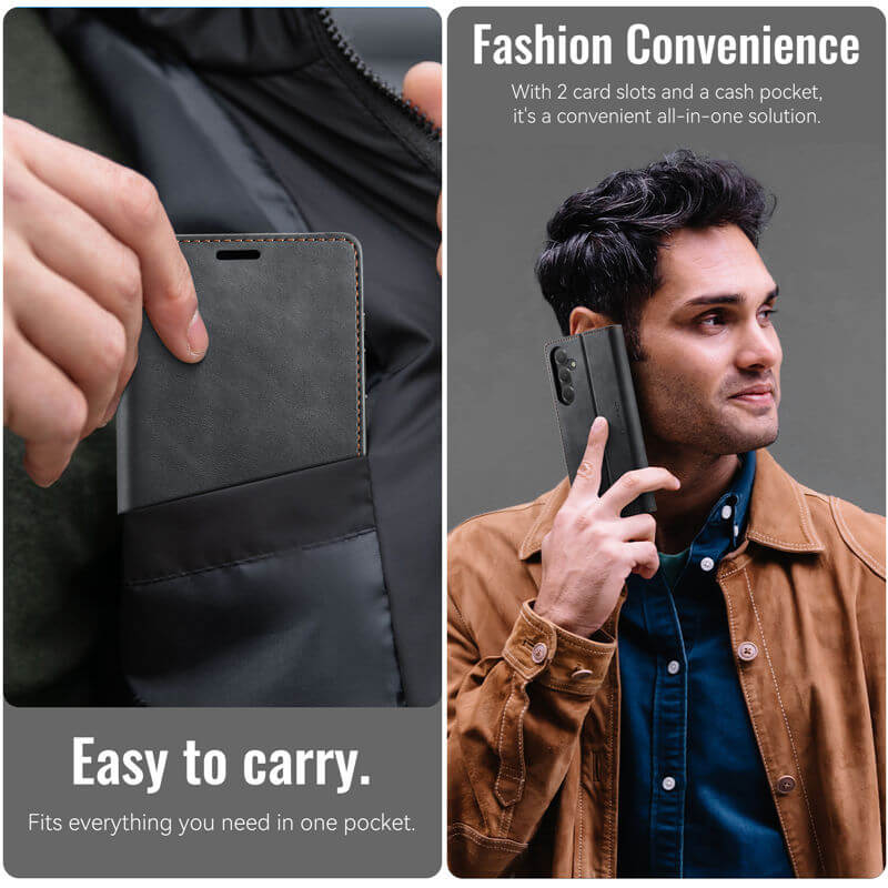 CaseMe Samsung Galaxy S24 Plus Wallet Case – Magnetic & RFID Blocking - Image 9