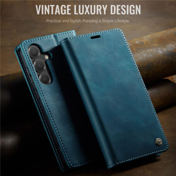 Alternative view of CaseMe Samsung Galaxy S24 Wallet Case – Magnetic & RFID Blocking