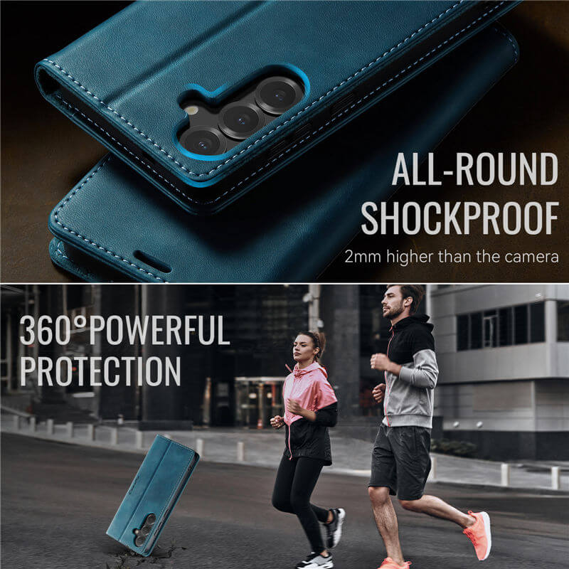 CaseMe Samsung Galaxy S24 Wallet Case – Magnetic & RFID Blocking - Image 7