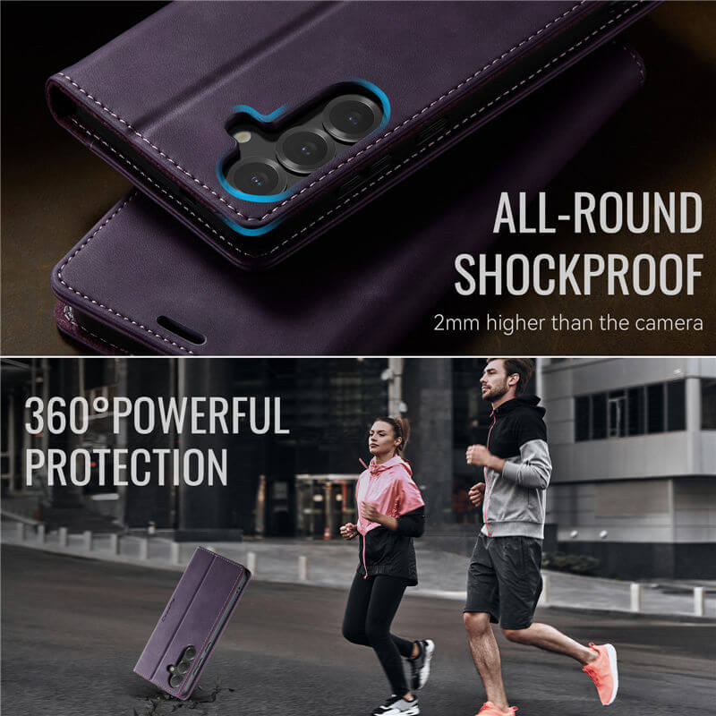 CaseMe Samsung Galaxy S24 Plus Wallet Case – Magnetic & RFID Blocking - Image 7