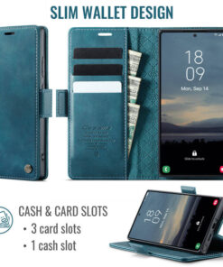CaseMe Samsung Galaxy S24 Ultra Wallet Case – Magnetic & RFID Blocking - Image 3