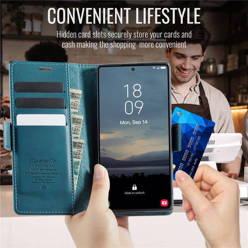 CaseMe Samsung Galaxy S25 Ultra Wallet Case