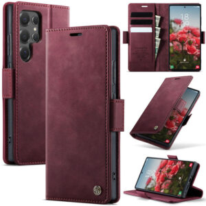 CaseMe Samsung Galaxy S24 Ultra Wallet Case – Magnetic & RFID Blocking