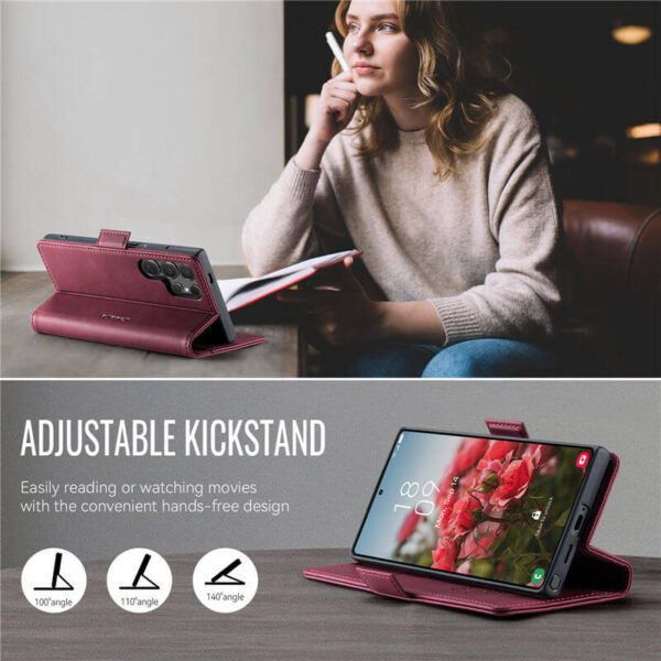 CaseMe Samsung Galaxy S24 Ultra Wallet Case – Magnetic & RFID Blocking - Image 6