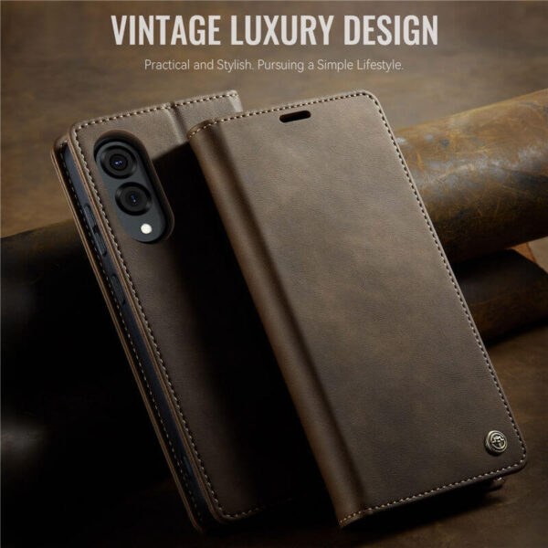 Alternative view of CaseMe Samsung Galaxy S25 Edge Wallet Case – Magnetic & RFID Blocking