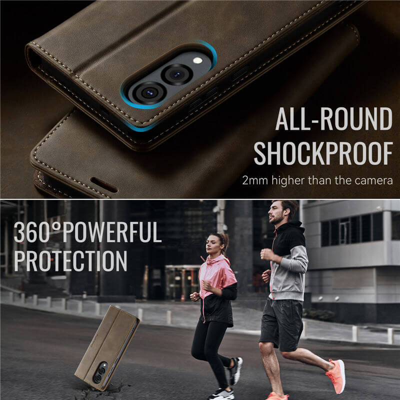 CaseMe Samsung Galaxy S25 Edge RFID Blocking Wallet Case