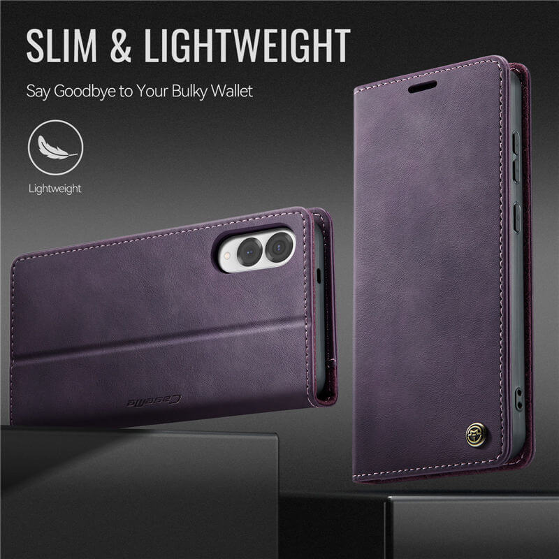 CaseMe Samsung Galaxy S25 Edge RFID Blocking Wallet Case