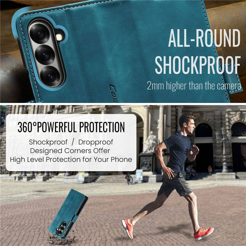 CaseMe Samsung Galaxy Z Fold7 Wallet Suede Leather Case - Image 10