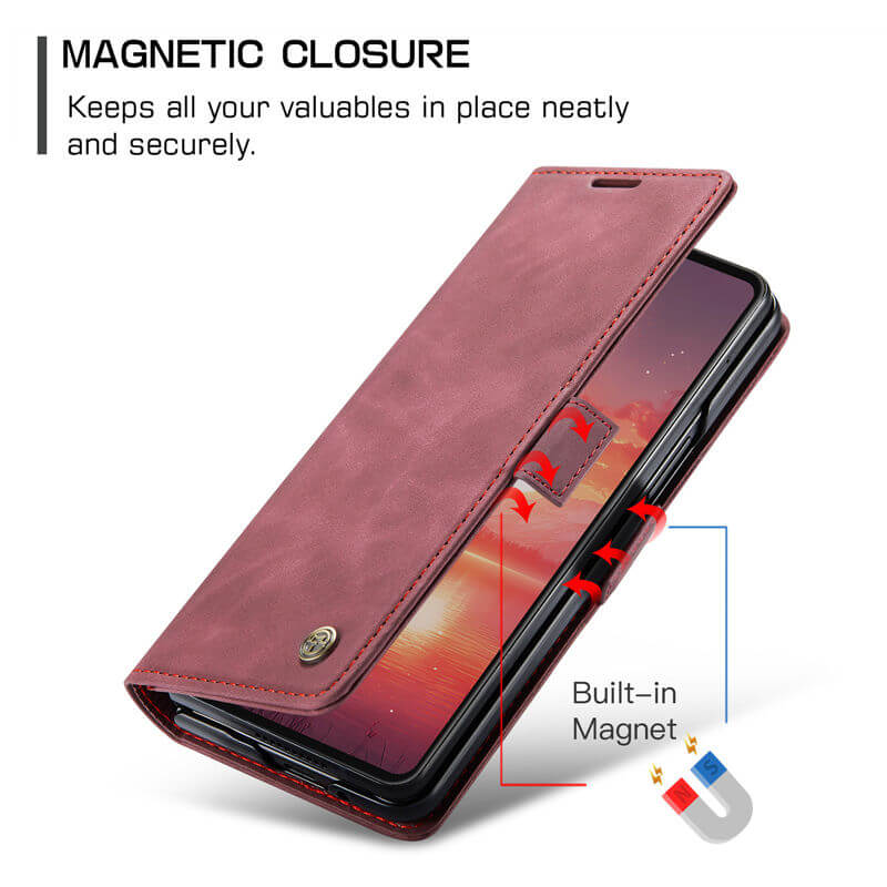 CaseMe Samsung Galaxy Z Fold7 Wallet Suede Leather Case - Image 8