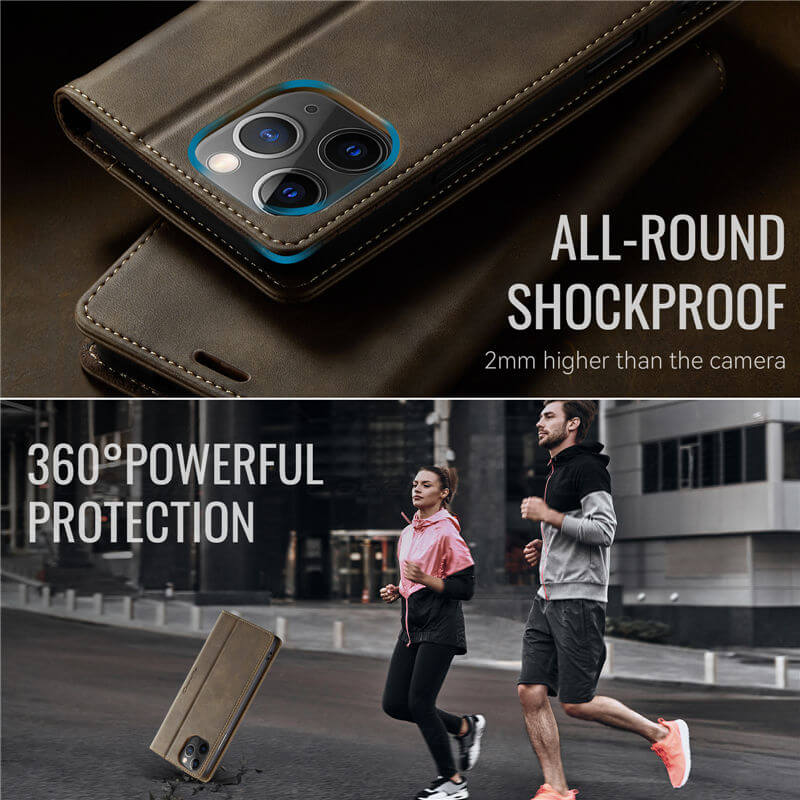 CaseMe iPhone 11 Pro Max Wallet Case – Magnetic & RFID Blocking - Image 7
