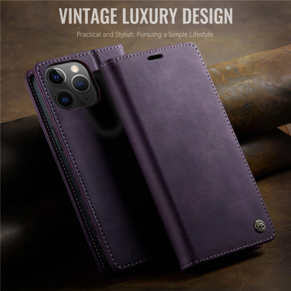 Alternative view of CaseMe iPhone 11 Pro Wallet Case – Magnetic & RFID Blocking